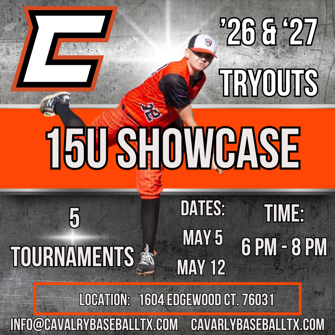 Cavalry Baseball & Softball- Spring 2023 Tryouts, Baseball and Softball